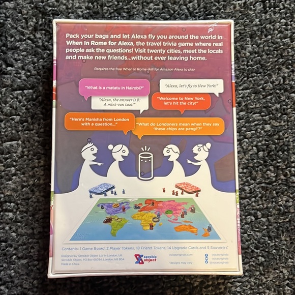 NEW When in Rome Travel Trivia Game - Picture 2 of 2